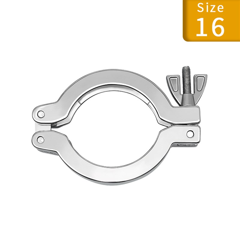 KF高真空卡箍304不锈钢NW抱箍16卡扣25锁扣40快装50卡盘法兰管件0