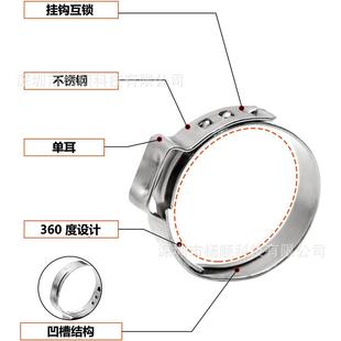 跨境200cs盒箍装 21mm组.NDC合 04不锈钢单p耳无极卡固定软管夹58