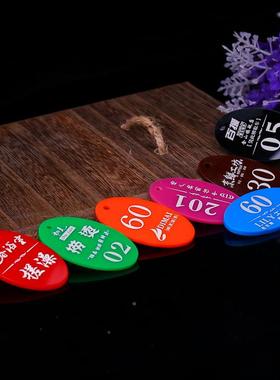 档搓亚力号码牌数字手牌挂牌存包寄存牌钥匙克高桑拿洗浴BVX澡手