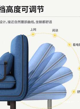 025折F9889TS5叠沙发床两用小户型客厅人沙发午休床懒人椅单阳台2