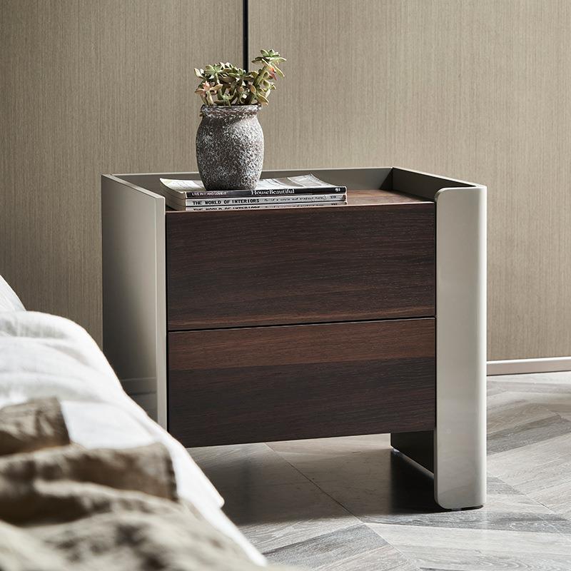 5ZW意F7679S6T极简床头柜简约代奢小型小柜子床边柜式轻沙发边现