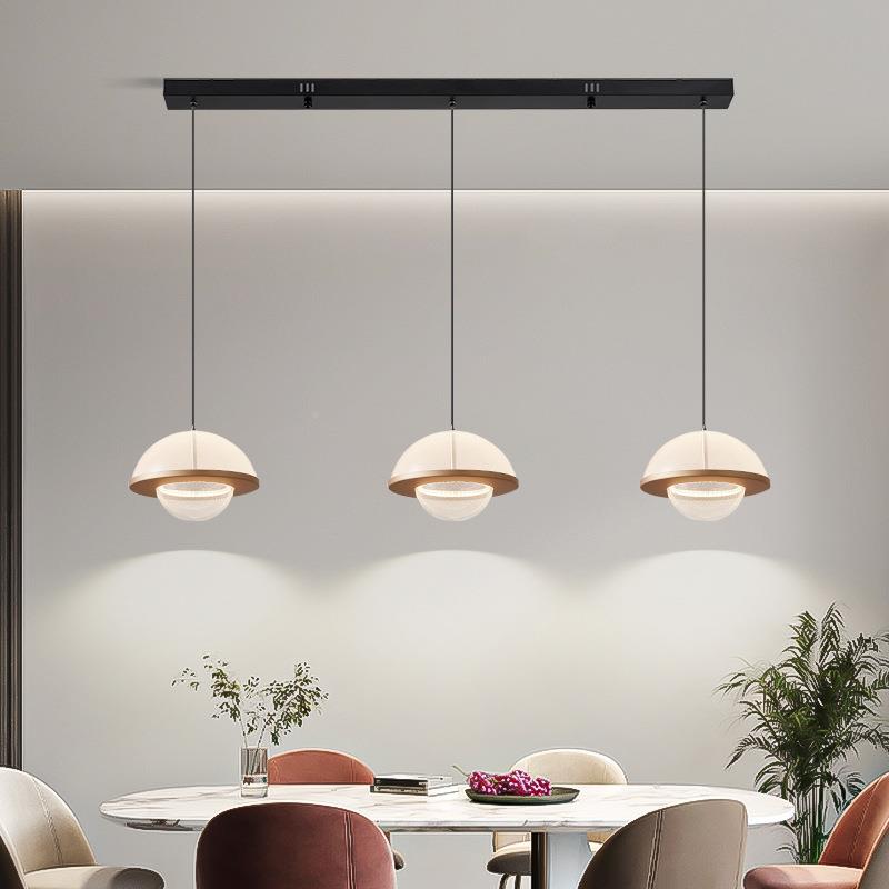 轻饭厅灯头创奢设计师2三025艺AD335术餐设桌出彩款新款计餐厅吊