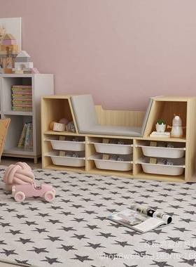 童阅读柜玩具收纳架多层置物用家一体柜宝宝儿储物柜RDM架小学生