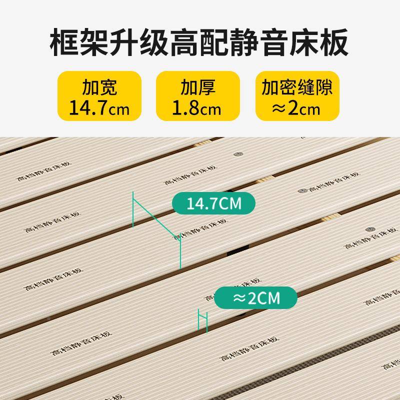 QIH米5m复古2米现代约家具美式床实木床1床主卧床大x2橡胶木简客