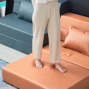 ALI6加硬高密度免洗海绵床垫防水科技布地铺午休折叠垫睡垫沙发床