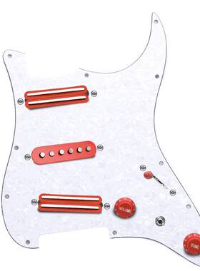 SSS铝镍钴 5 预接线 ST 拾音器护板线圈分离式拾音器护板