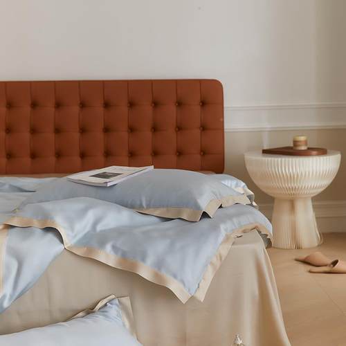 简约纯丝色120BC562452人支天丝套单品夏季丝滑被裸睡凉感被罩单