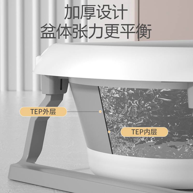 婴儿可折叠洗澡盆新生儿初生儿宝宝儿童小孩浴盆可坐躺沐浴桶大号
