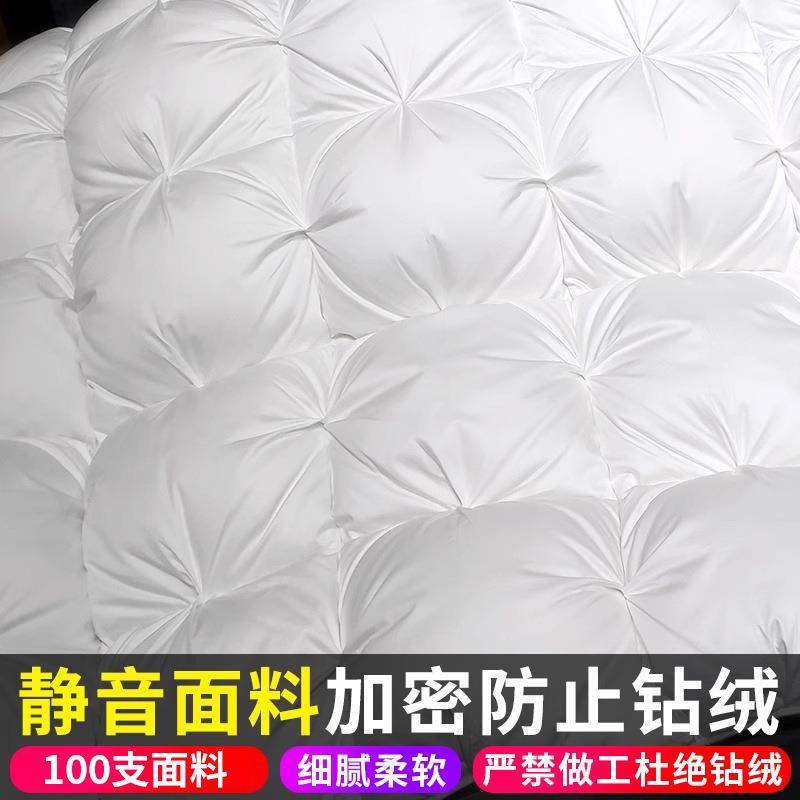羽绒加厚保暖棉冬被芯白鹅绒店酒单人鸭LZ152131绒被被冬天被季春