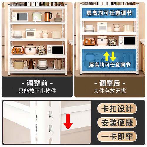 钢制货架重仓展库用示架铁架加厚500g承库k房仓储置物266架重型货