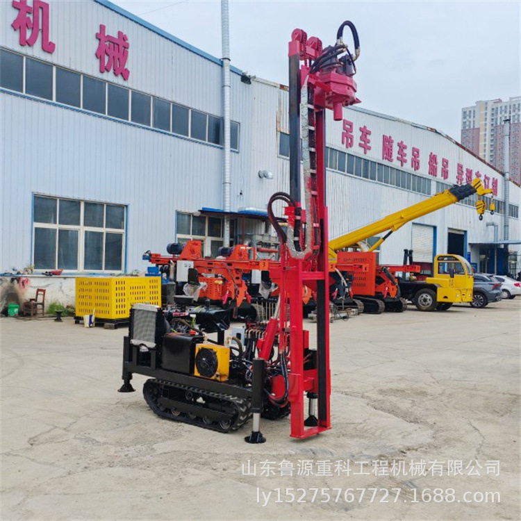 光伏地钉小型履带潜孔钻机