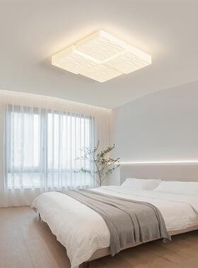 奶油风客厅全主灯现代简卧约大l气护眼吸顶灯光谱ed客厅过94700道