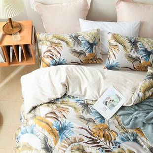 中国风国0四潮纯a面被套床上用品床单2022NH 06支纯棉家居b棉全棉