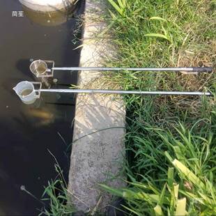 不锈钢伸水缩304加厚杆采水污器水采样器水井管道近岸质远水取样