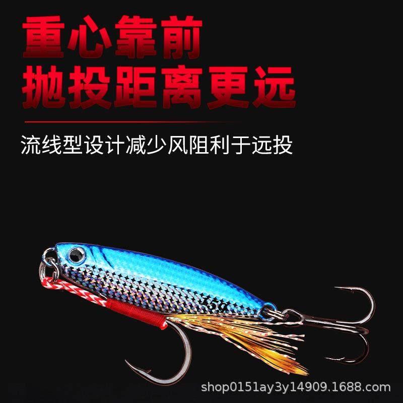 直销新款新款马牌铁板路亚饵 截口飘落铁板 远投翘嘴鲈鱼仿生假饵,户外/登山/野营/旅行用品,台钓饵,淘宝优惠券,粉丝福利购,淘宝优惠卷