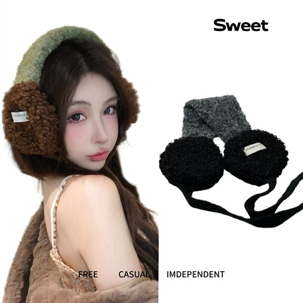 秋冬新款毛绒绒保暖耳罩