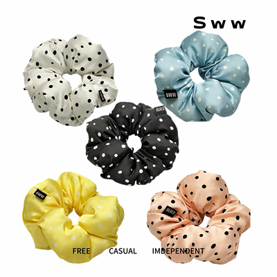 SWW波点大肠发圈超大发饰