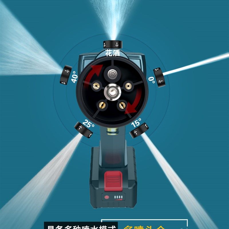 亿派洗车机锂电高压水枪车用家用洗车工具无线便携式车载水泵神器