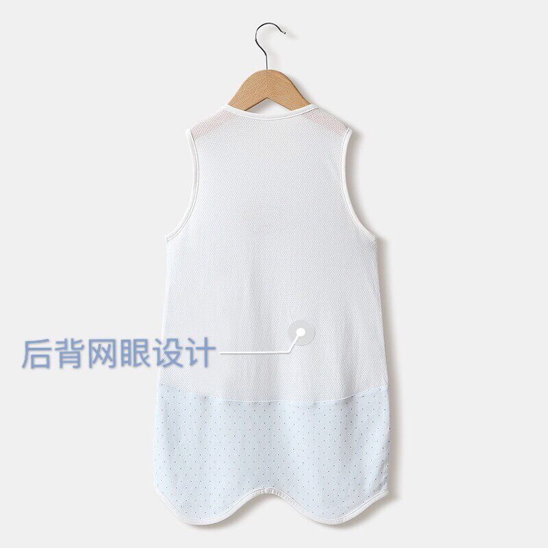 春秋宝宝背心睡袋儿童宝宝薄款纯棉防踢被薄夹棉婴儿夏季前厚后薄