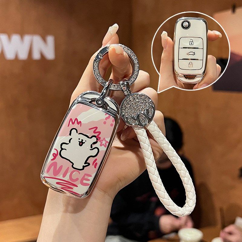 汽车钥匙套专用长安糯玉米lumin奔奔estar扣cs55逸动dt壳35包15女