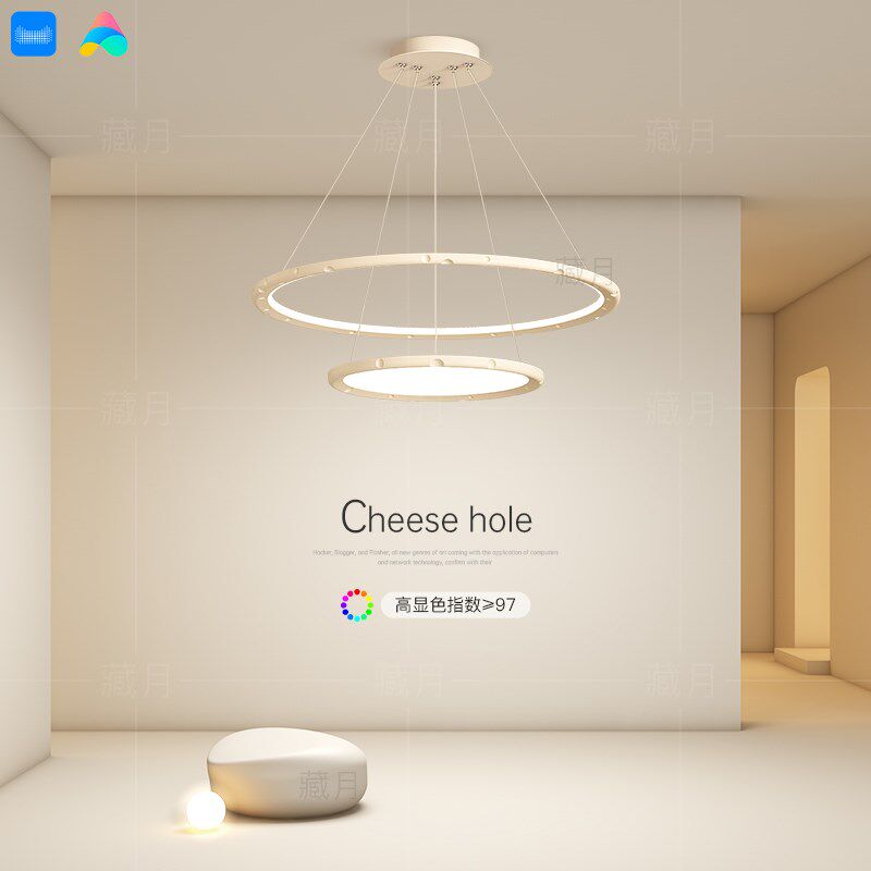 创意led吊灯艺术个性餐厅灯圆餐桌吧台灯客厅卧室灯2025新款灯具