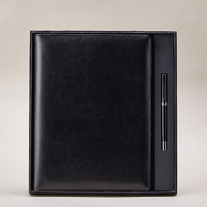 碧茂b5笔记本子软皮面可拆卸扣环9孔记事本活页本外壳加厚横线页