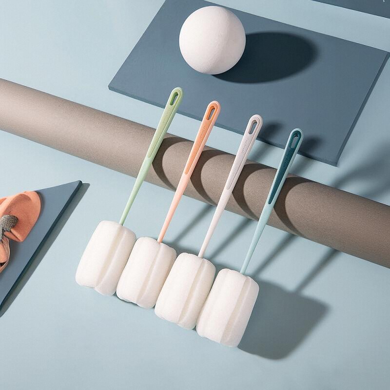 长柄家用杯刷刷杯子洗杯子洗杯刷清洁刷无死角海绵刷子奶瓶刷神器