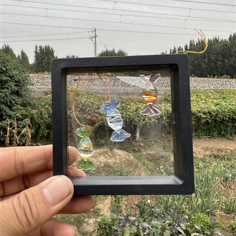 淄博琉璃玻璃糖果可爱摆件纯手工小时候儿时回忆家居桌面装饰摆设