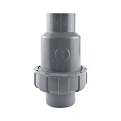 鱼缸水管球型止回阀止逆阀防止水回流逆流排水单向阀门浅灰色