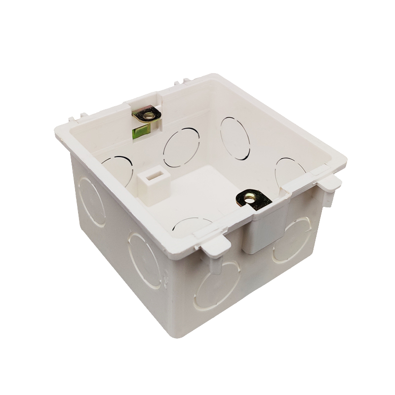 PVC86型拼装盒卡式暗盒 连体通用底盒接线盒开关盒阻燃40只装包邮