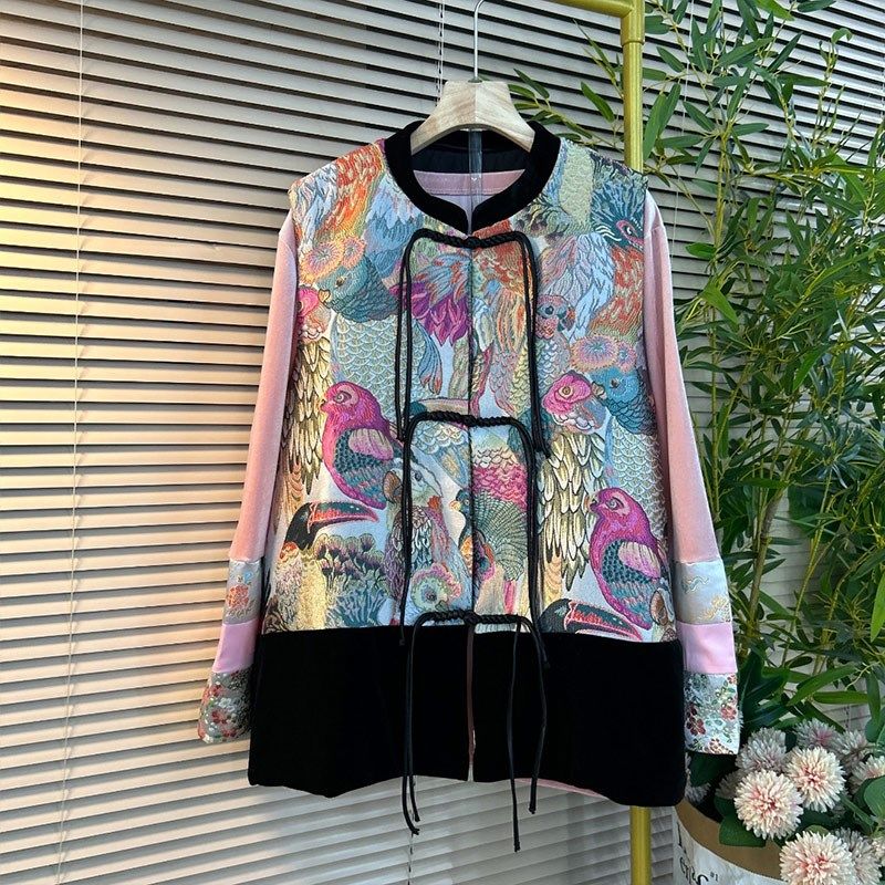 加肥大码女装盘扣流苏复古风马甲胖妹妹拼接袖口洋气百搭打底衫潮,女装/女士精品,大码内搭,淘宝优惠券,粉丝福利购,淘宝优惠卷