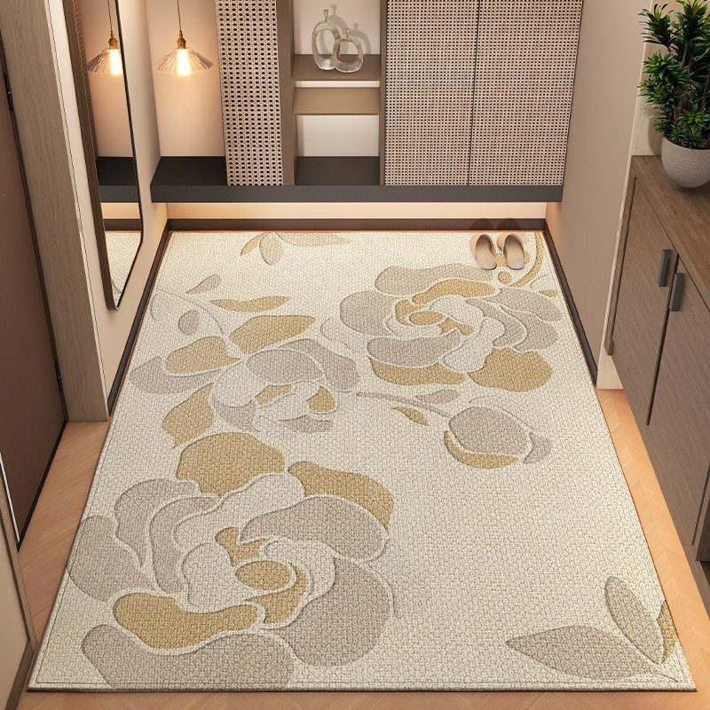 入户门垫高级感日式原木风地垫防水进门口脚垫玄关客厅防滑门前垫,居家布艺,入户地垫,淘宝优惠券,粉丝福利购,淘宝优惠卷