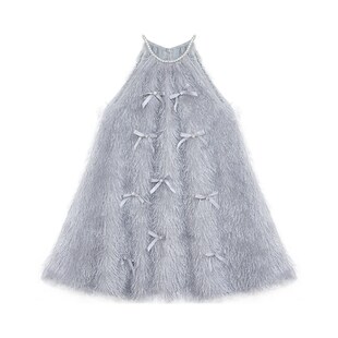 法式气质挂脖连衣裙女夏季高端名媛女神范高级感新款吊带短款裙子