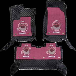 汽车脚垫全包围比亚迪海鸥专用卡通可爱雪妮丝内垫脚踏垫定制垫子