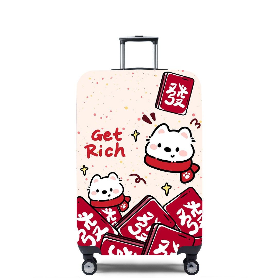 图文125发财弹力箱套拉杆箱旅行旅游登机行李皮箱保护罩防尘袋子,箱包皮具/热销女包/男包,旅行箱配件,淘宝优惠券,粉丝福利购,淘宝优惠卷