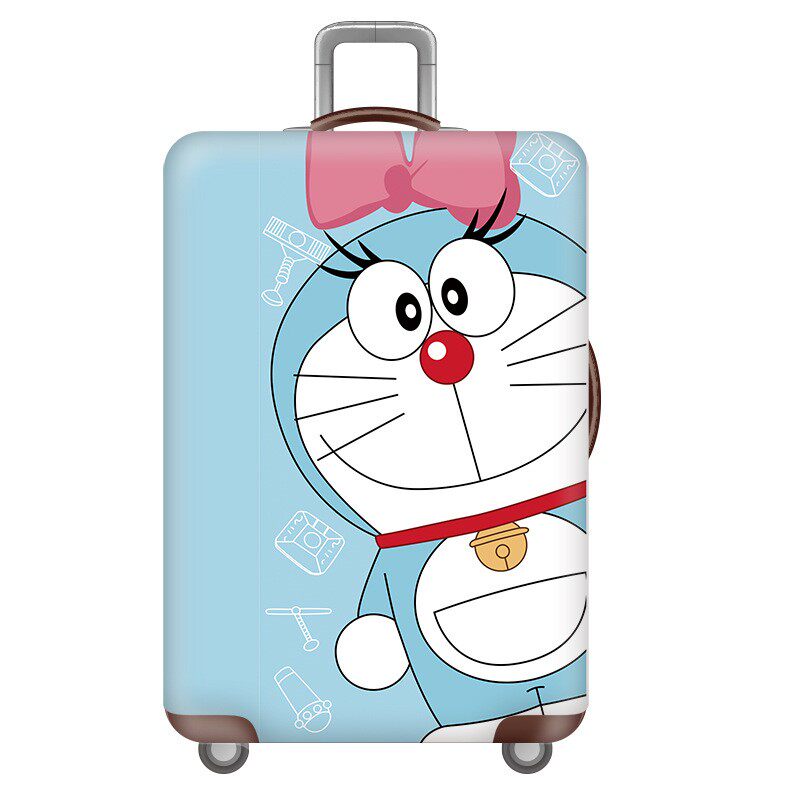 旅游防尘袋子叮当猫皮箱保护罩