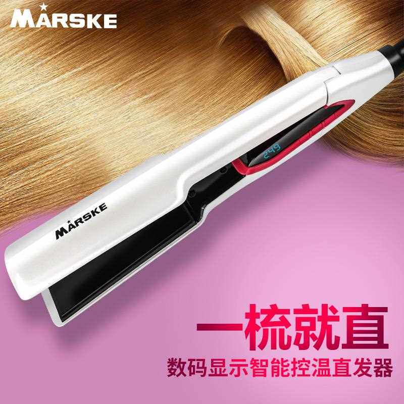 直销新款跨境货源陶瓷板家用烫发器调温直发器卷直两用不伤发夹板