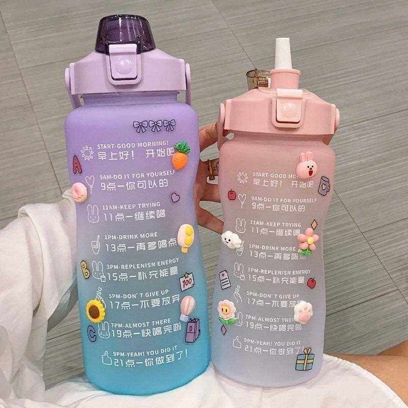 新款直销高颜值水杯夏天季超大容量号运动水壶瓶便携健身吸管水桶,餐饮具,随手杯,淘宝优惠券,粉丝福利购,淘宝优惠卷