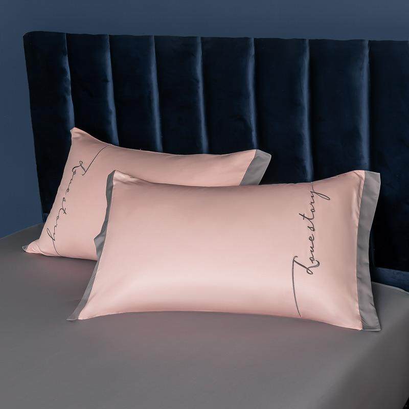 新款直销冰丝枕套一对装夏季高端真丝北欧风ins枕头套网红款家用,床上用品,枕套,淘宝优惠券,粉丝福利购,淘宝优惠卷