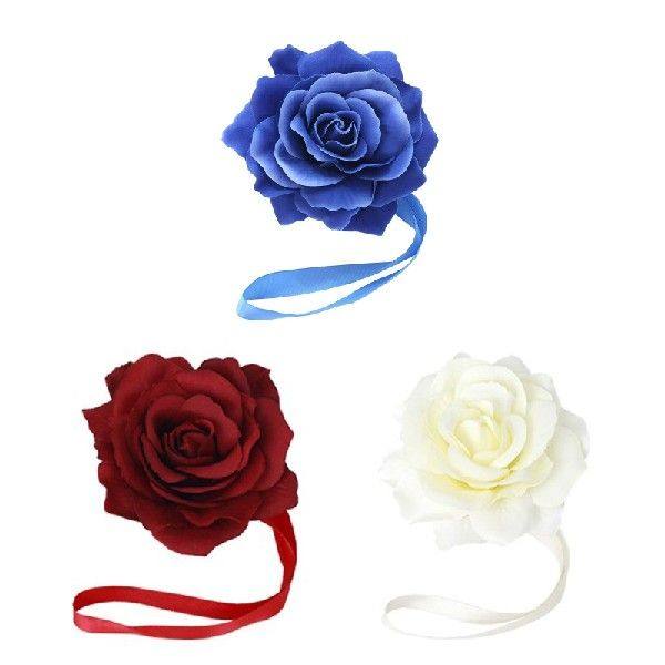 Flower Magnetic Curtain Buckle Tieback Holdback Holder Clip