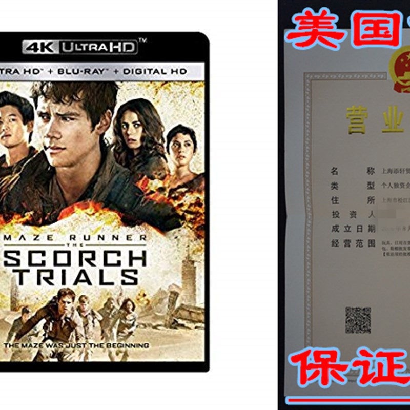 Maze Runner: The Scorch Trials 4K Ultra HD