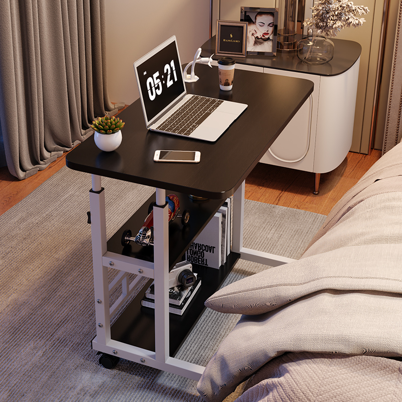 可移动床边桌子学生家用小桌子写字升降桌宿舍学习简易书桌电脑桌