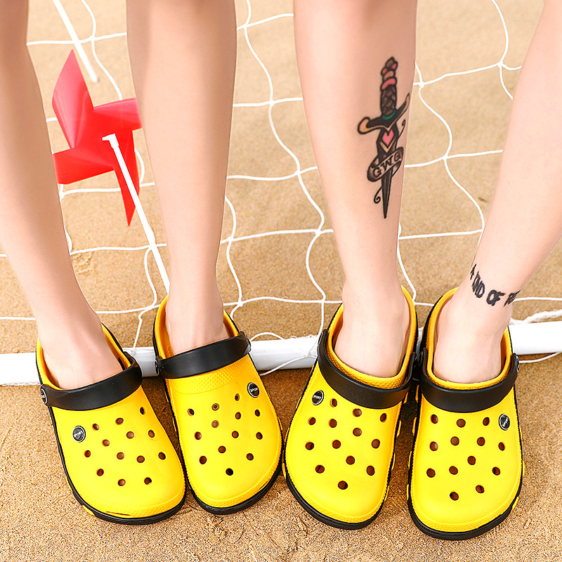 新品2022 Hot Sale Summer Cheap Clogs Men Yellow Men Beach Sa
