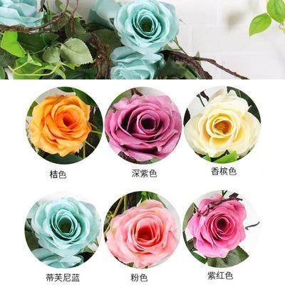 新品202玫1新款线遮挡管空调蔓上的装饰花挂墙瑰花绢花藤KXO假藤,鲜花速递/花卉仿真/绿植园艺,仿真花,淘宝优惠券,粉丝福利购,淘宝优惠卷