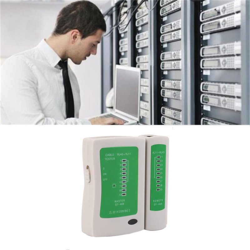 Hot RJ45 RJ11 RJ12 CAT5 UTP Network LAN USB Cable Tester Rem