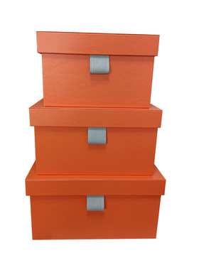 新中式软装样板房简约收纳盒衣帽间整体橱柜皮质盒子工艺礼品摆饰