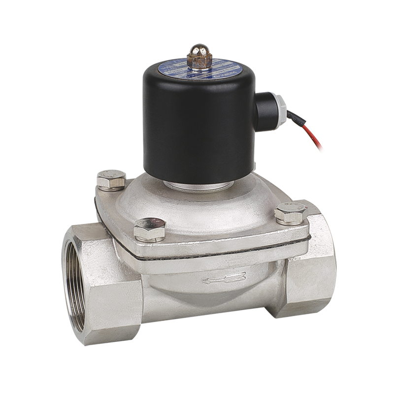开灵2WB-50不锈钢常闭电磁阀水阀气阀2寸DN50电磁阀AC220V DC24V