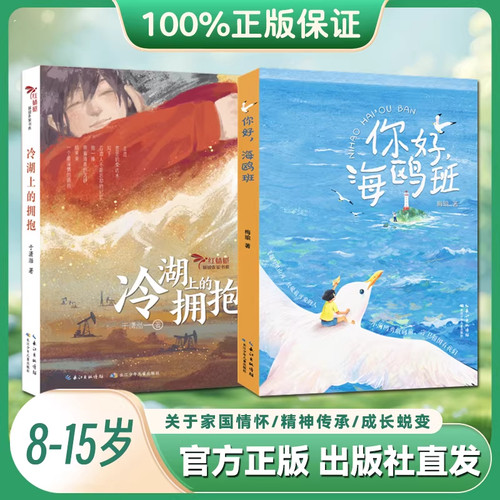 你好，海鸥班+冷湖上的拥抱8-15岁儿童文学2本正版长江少年出版社小学生青少年读物梅瑜跨越30年书信情课外书阅读书籍书单