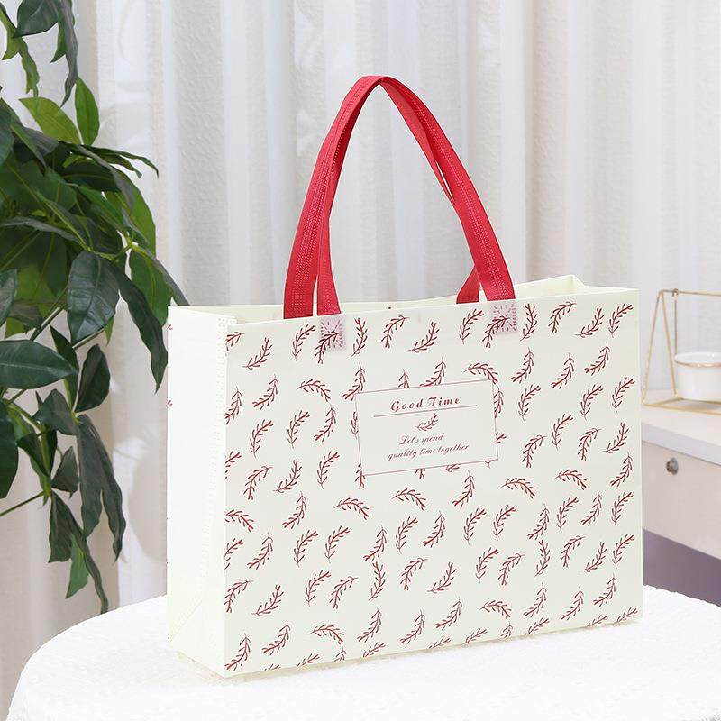 新款直销创意彩色无纺布覆膜袋子 餐饮酒水食品外卖袋超市收纳折,包装,无纺布包装袋,淘宝优惠券,粉丝福利购,淘宝优惠卷