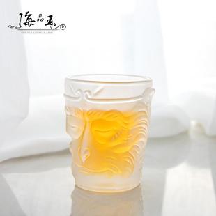 新款直销悟空杯主人杯男士功夫茶杯单个琉璃杯个人喝茶杯子玻璃大